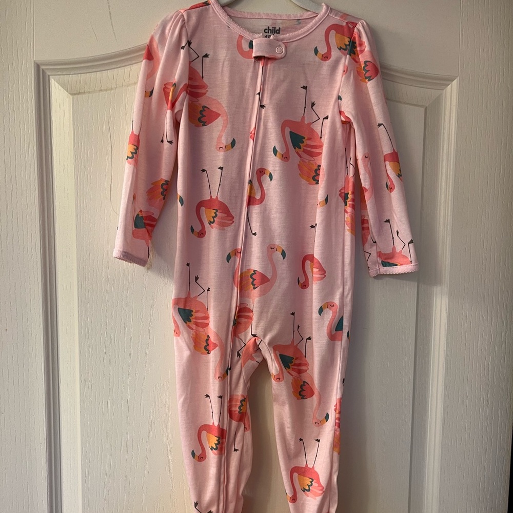 Toddler Flamingo Onesie Sleeper